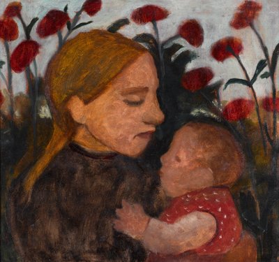 Mädchen mit Kind von Paula Modersohn Becker